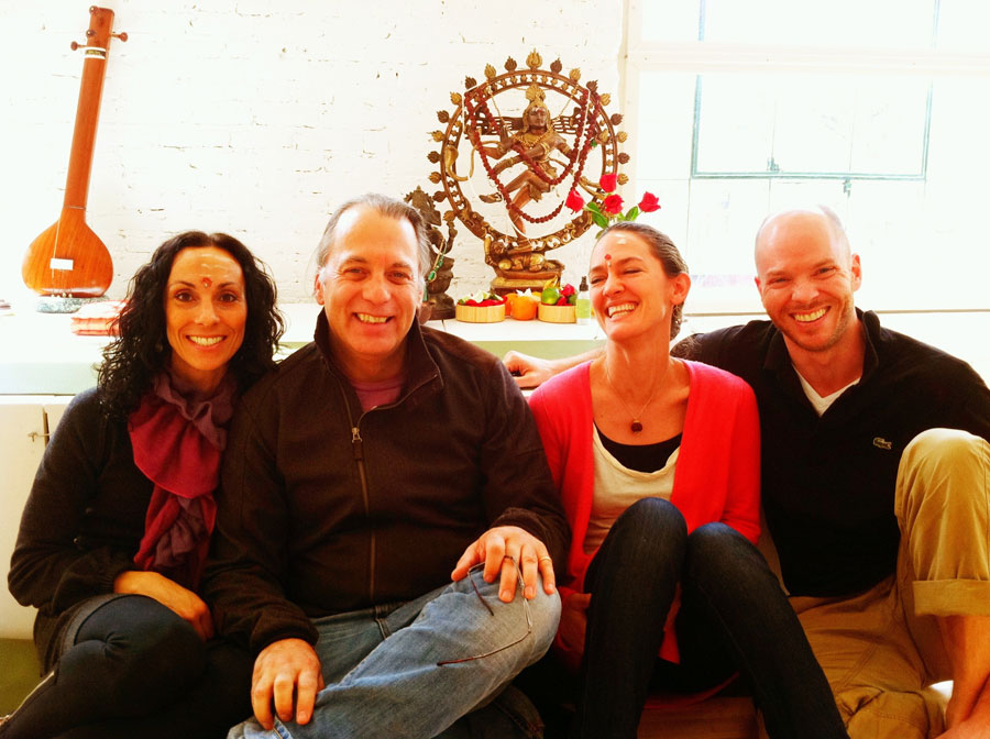 At Dig Yoga with Sue Elkind, Douglas Brooks, and Harrison Williams