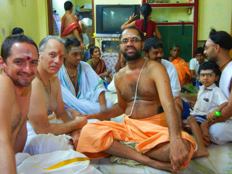 Chidambaram, with Vasu's family at home